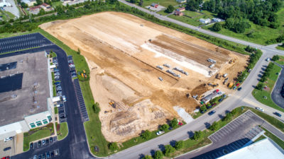 Construction Progress Aerial Photography