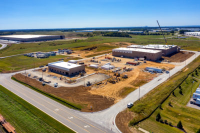 Construction Progress Aerial Photography