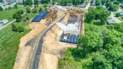 Construction Progress Aerial Photography