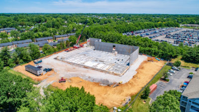 Construction Progress Aerial Photography