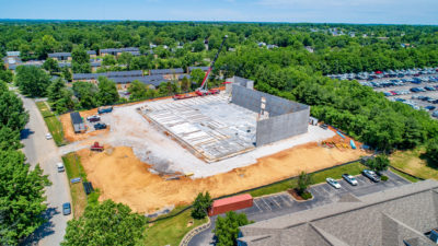 Construction Progress Aerial Photography