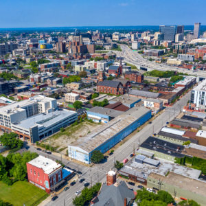 Construction aerial photography